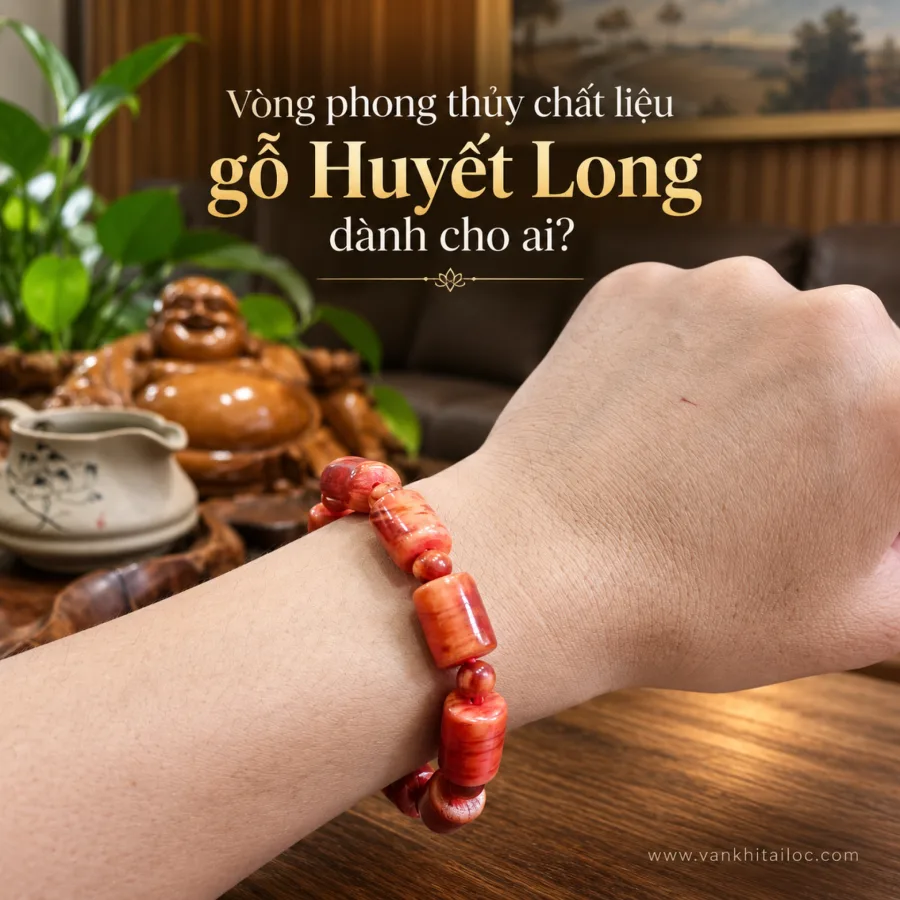 Vòng phong thủy gỗ Huyết Long phù hợp với ai: Phân tích chuyên sâu từ góc nhìn phong thủy