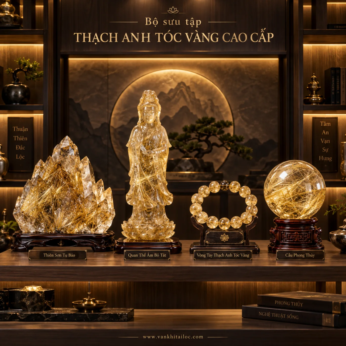 Cách Nhận Biết Thạch Anh Tóc Vàng Tự Nhiên Cao Cấp