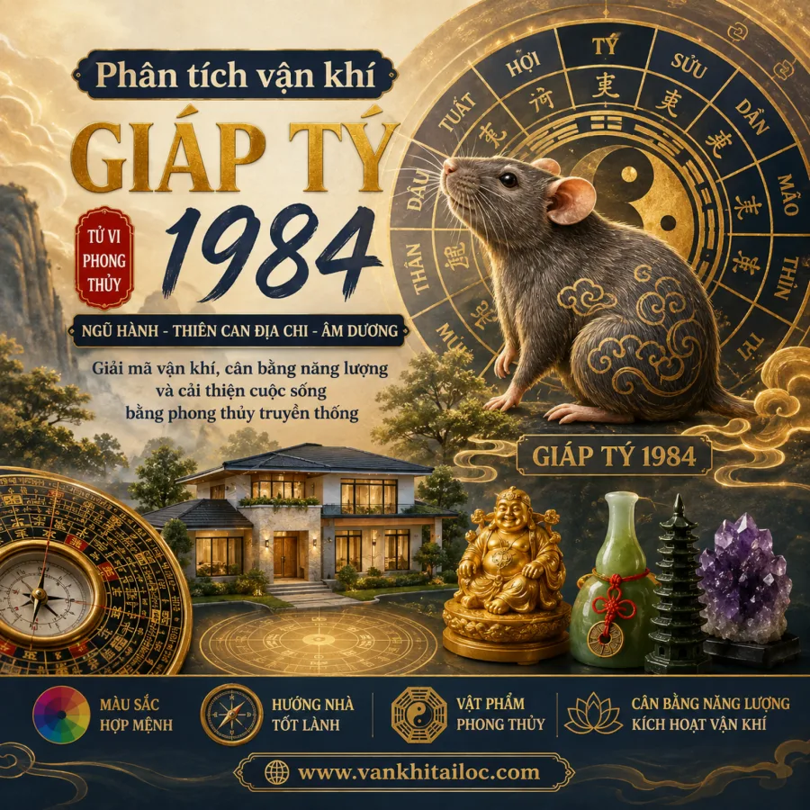 Phân tích vận khí vượng của người tuổi Giáp Tý 1984 theo phong thủy ứng dụng
